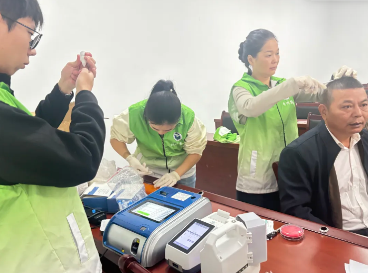 南豐分公司積極配合開展駕駛員毛發(fā)檢測工作