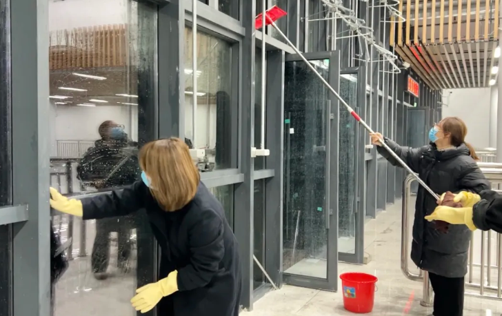 撫州長運 開展“大掃除”，為新站“梳妝打扮”